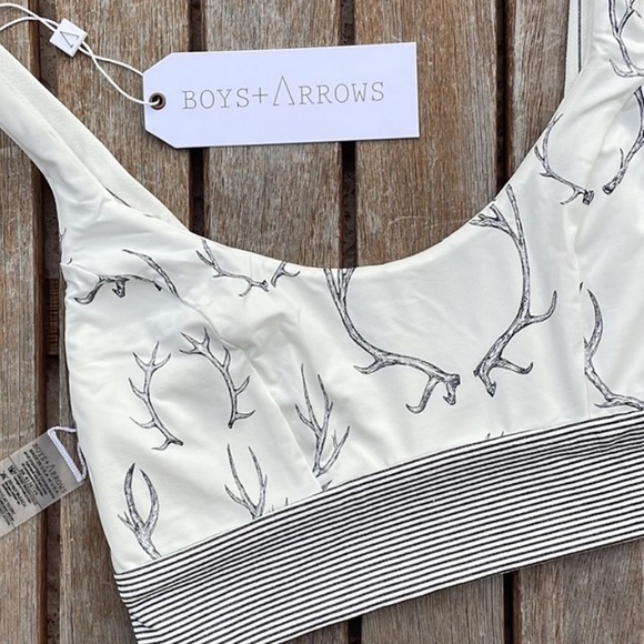 ❣️HOST PICK❣️ Boys + Arrows Reversible Bikini Top in Buck Yeah NWT - Picture 4 of 5